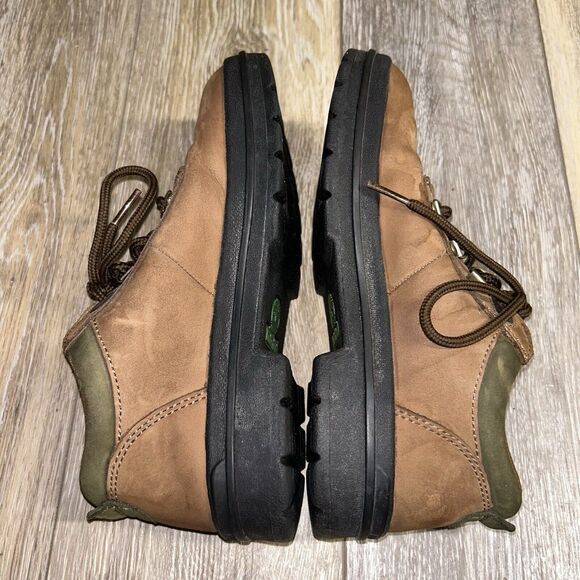 Timberland Leather Low Top Lug Sole Shoes Men’s US Size 6.5M Brown Derby Boots - Picture 9 of 11